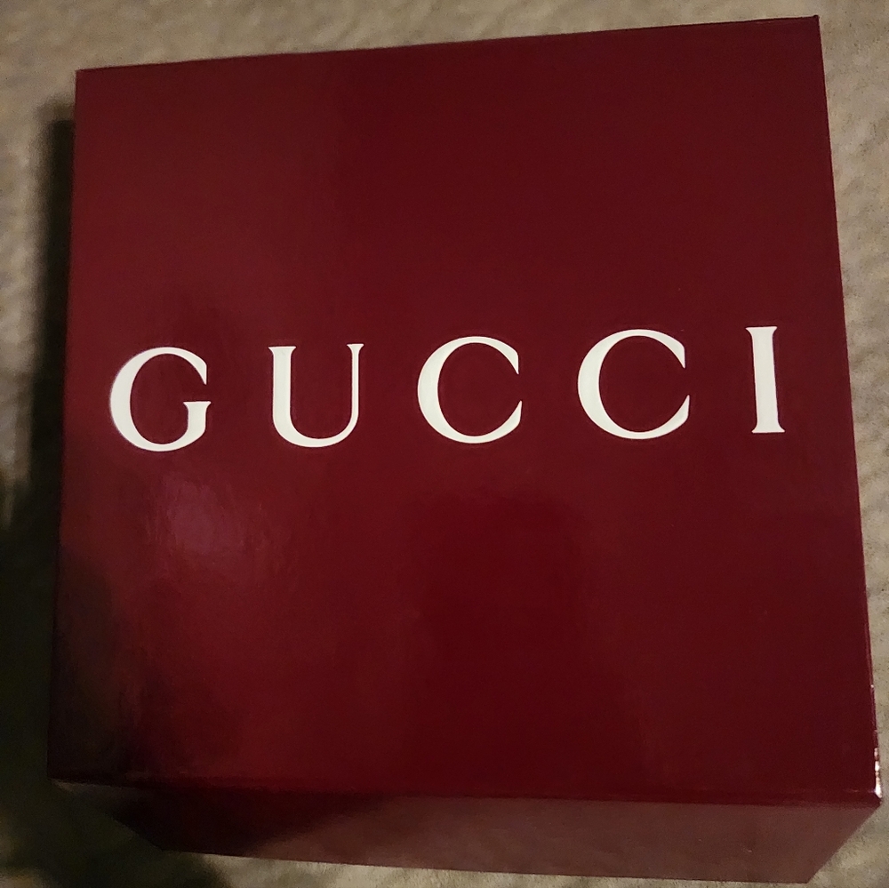 Authentic Gucci Burgundy Gift Box